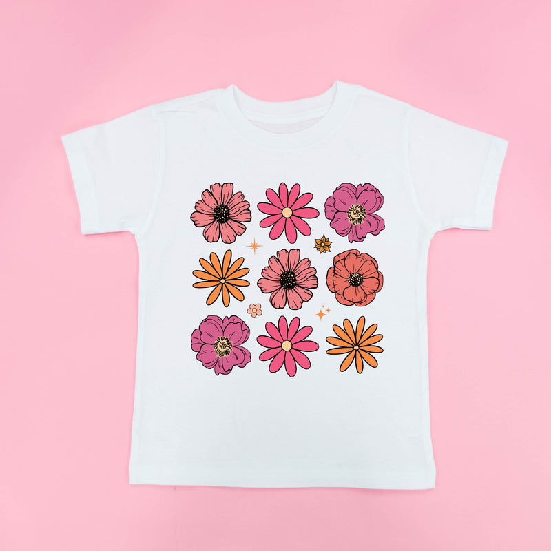 3x3 Spring Flowers - Child Tee