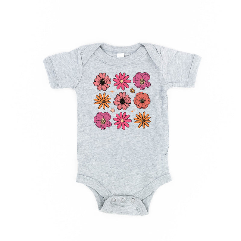 3x3 Spring Flowers - Child Tee