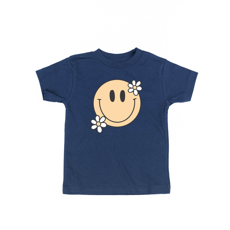 Big Smiley w/ Flowers - Child Tee