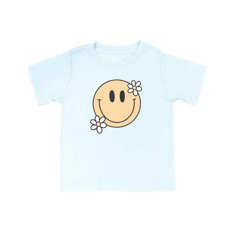 Big Smiley w/ Flowers - Child Tee