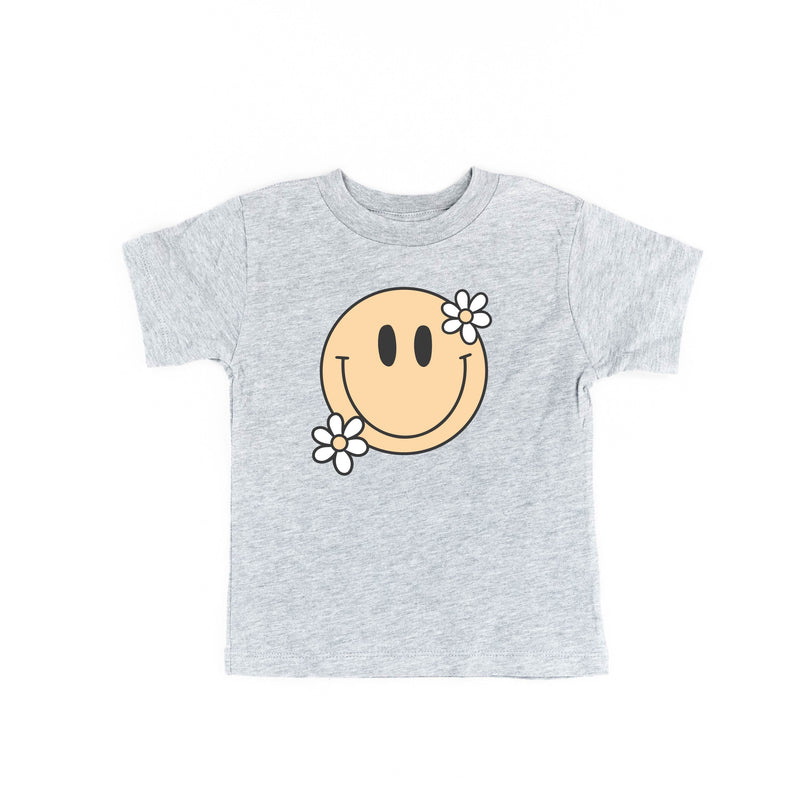 Big Smiley w/ Flowers - Child Tee