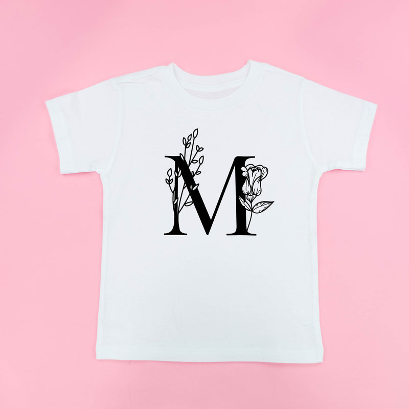 Floral Initials - Child Tee