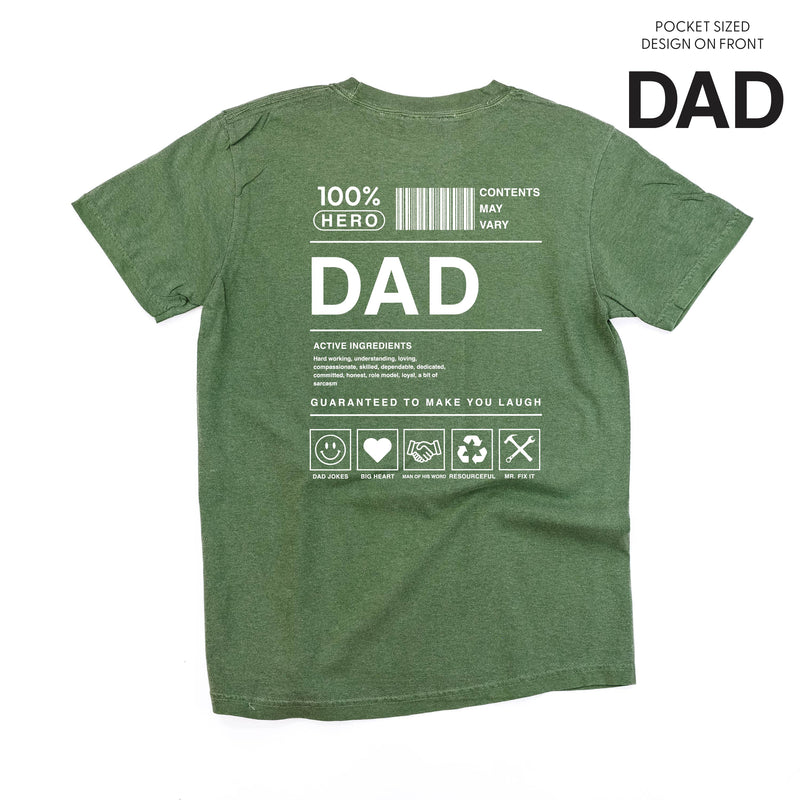 Dad Ingredients - Comfort Colors Tee