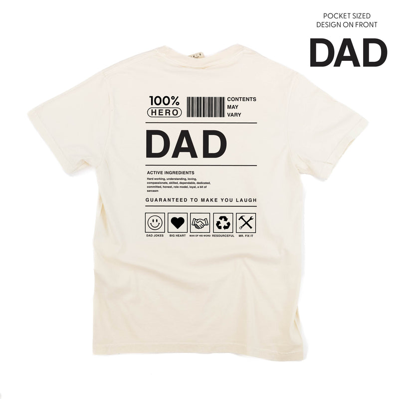 Dad Ingredients - Comfort Colors Tee