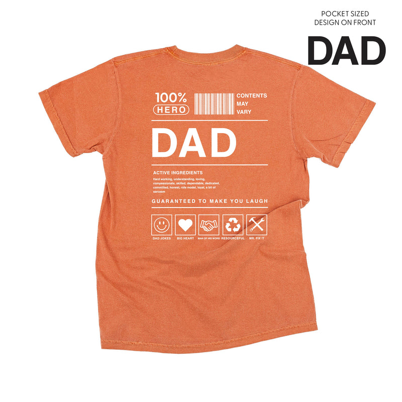 Dad Ingredients - Comfort Colors Tee