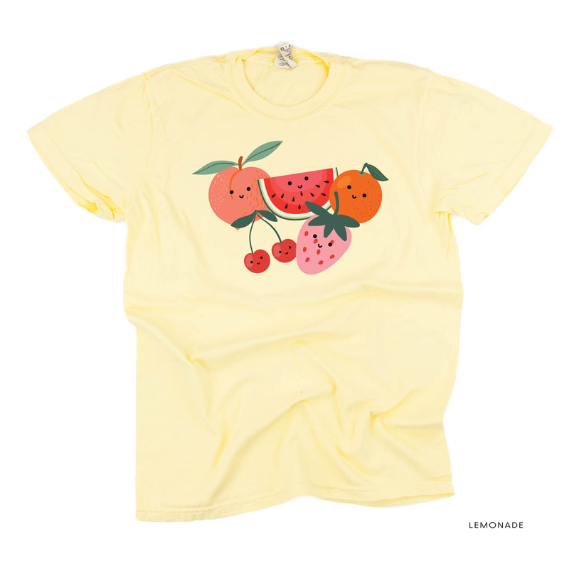 Group of Smiley Fruit - Comfort Colors Tee
