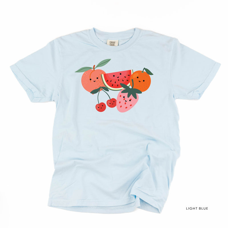 Group of Smiley Fruit - Comfort Colors Tee