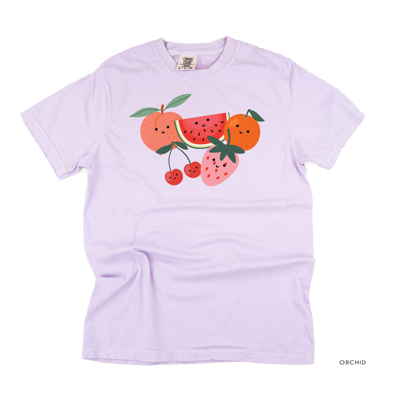 Group of Smiley Fruit - Comfort Colors Tee