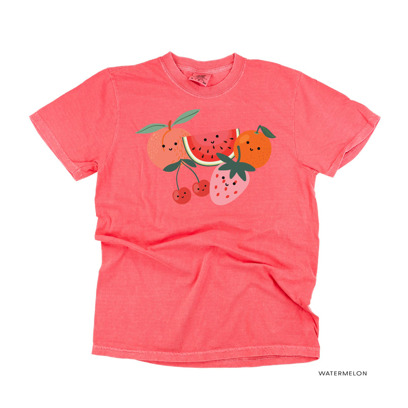 Group of Smiley Fruit - Comfort Colors Tee