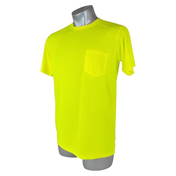 High Visibility Yellow Safety Short Sleeve Shirt - All Sizes