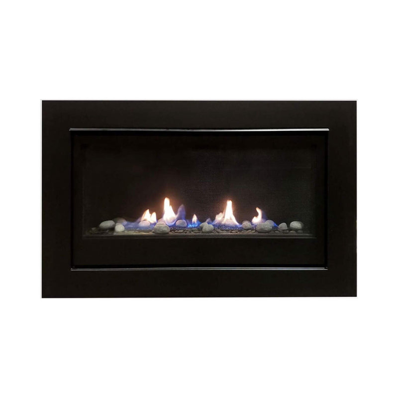 Sierra Flame Boston 36-Inch Gas-Burning Direct Vent Builder's Linear Fireplace [BOSTON-36-NG-EI] (SAK81297)