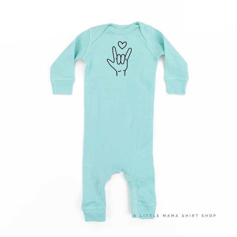 Sign Language - I Love You - Baby Sleeper