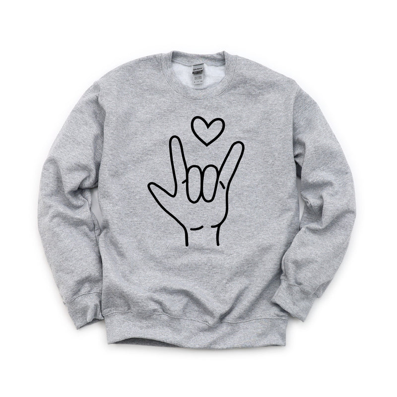 Sign Language - I Love You - Basic Fleece