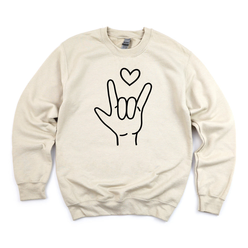 Sign Language - I Love You - Basic Fleece