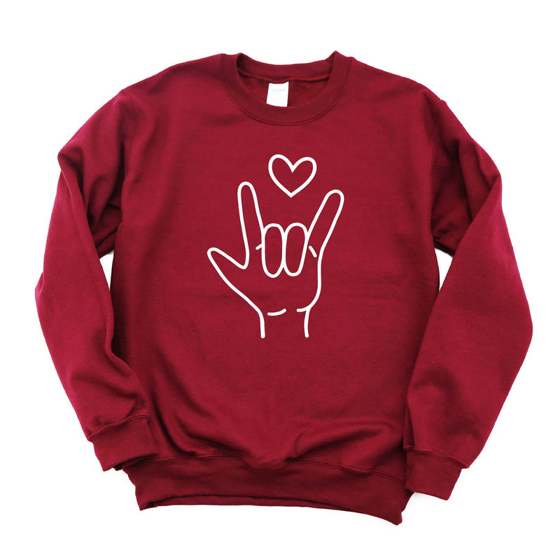 Sign Language - I Love You - Basic Fleece