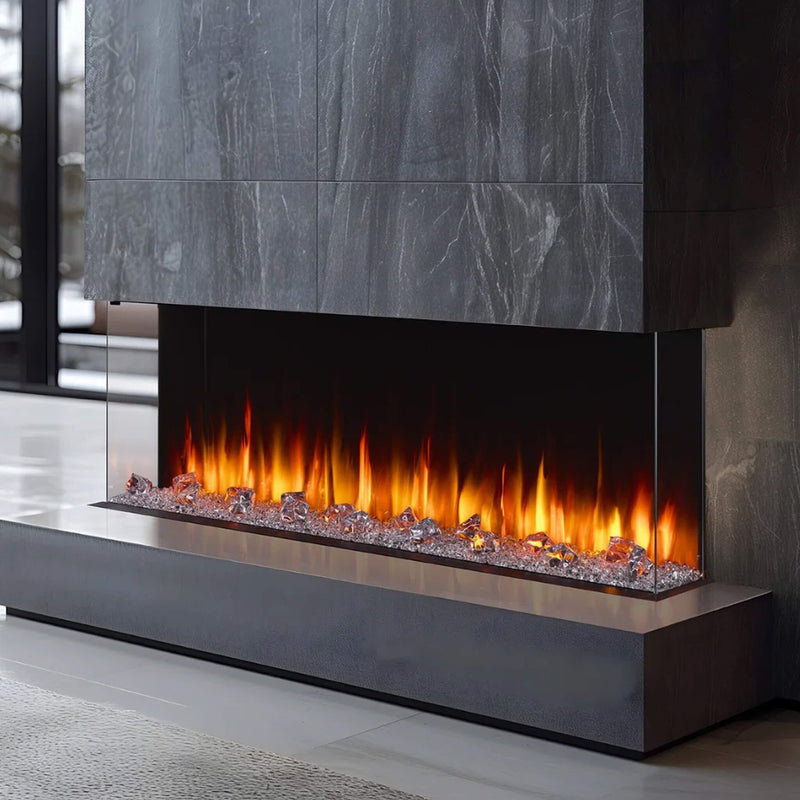 SimpliFire Triton Multi-View Smart Linear Electric Fireplace [SF-TR50/65/78] (SAK23691)