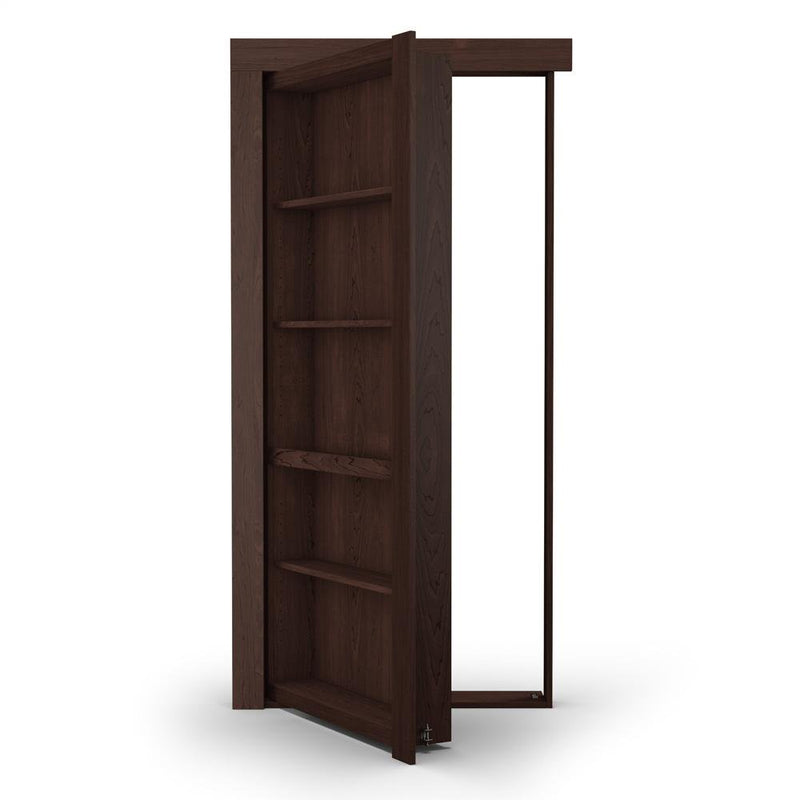 Single Flush Mount Maple Hidden Bookcase Door