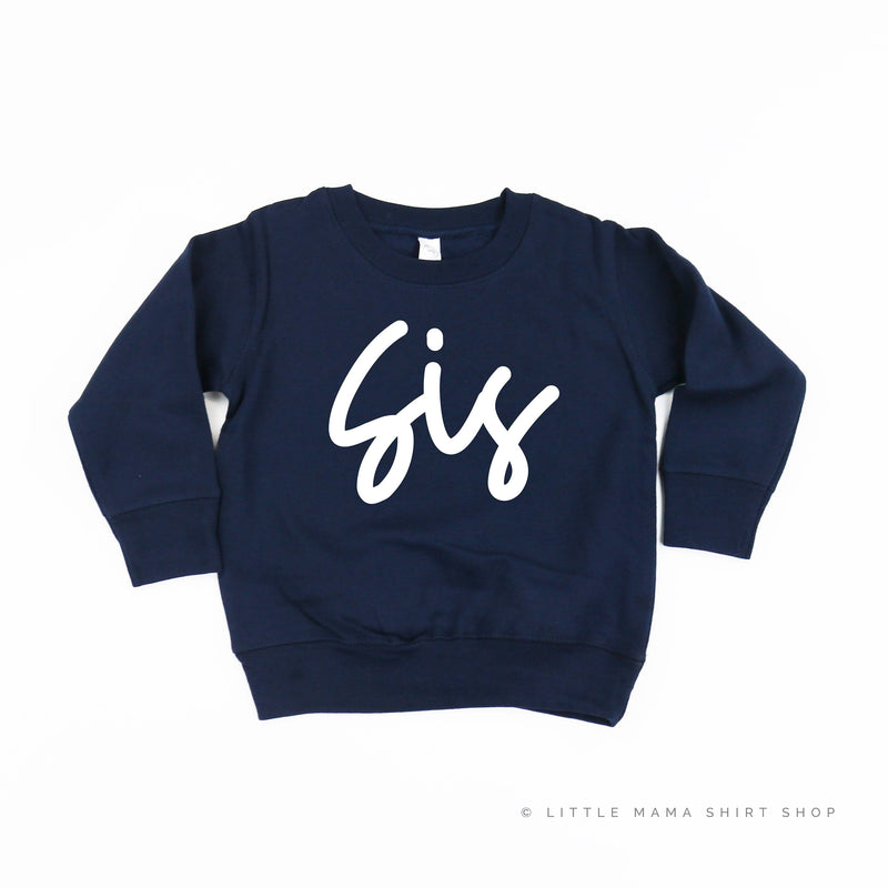 Sis (Cursive) - Child Sweater