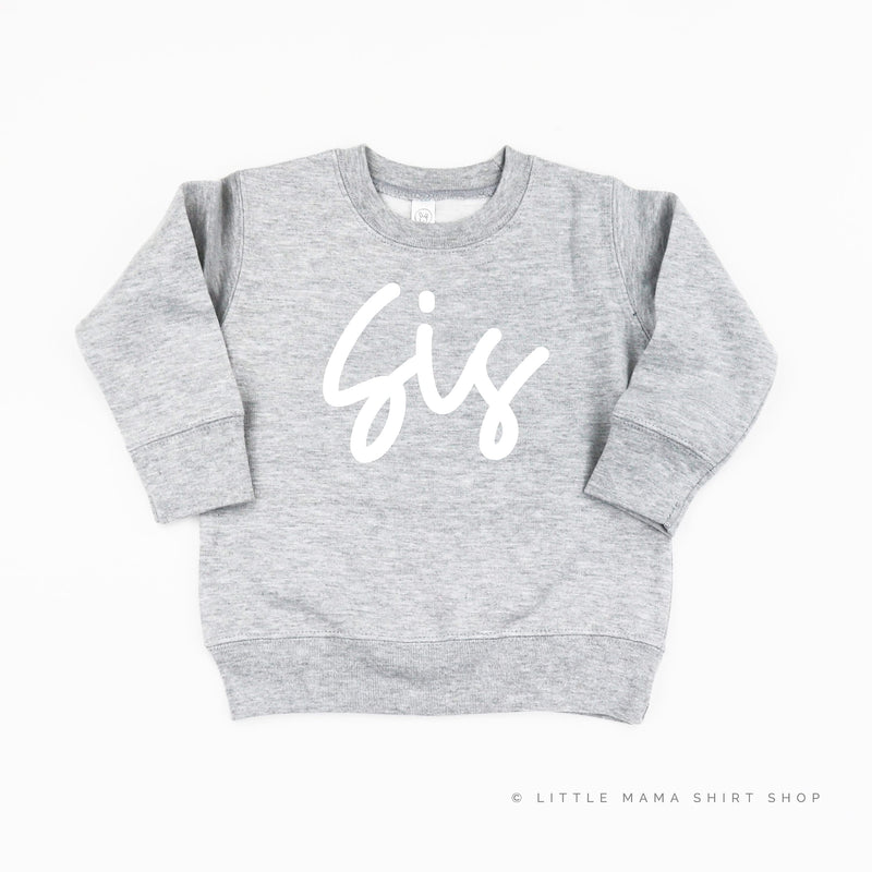 Sis (Cursive) - Child Sweater