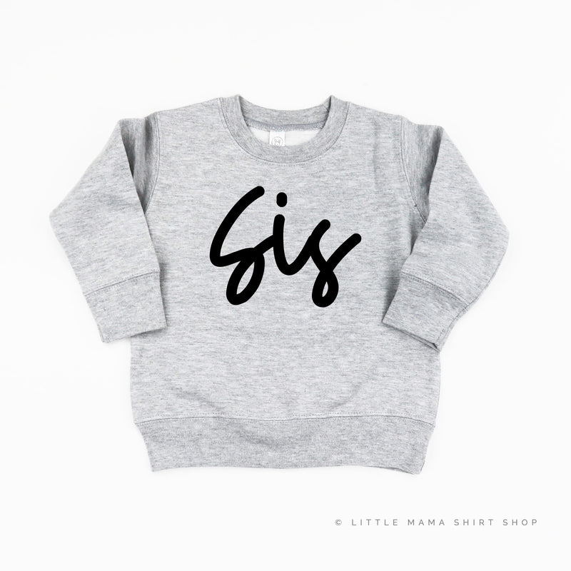 Sis (Cursive) - Child Sweater