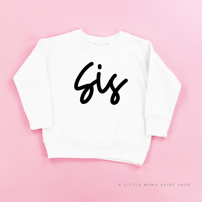 Sis (Cursive) - Child Sweater