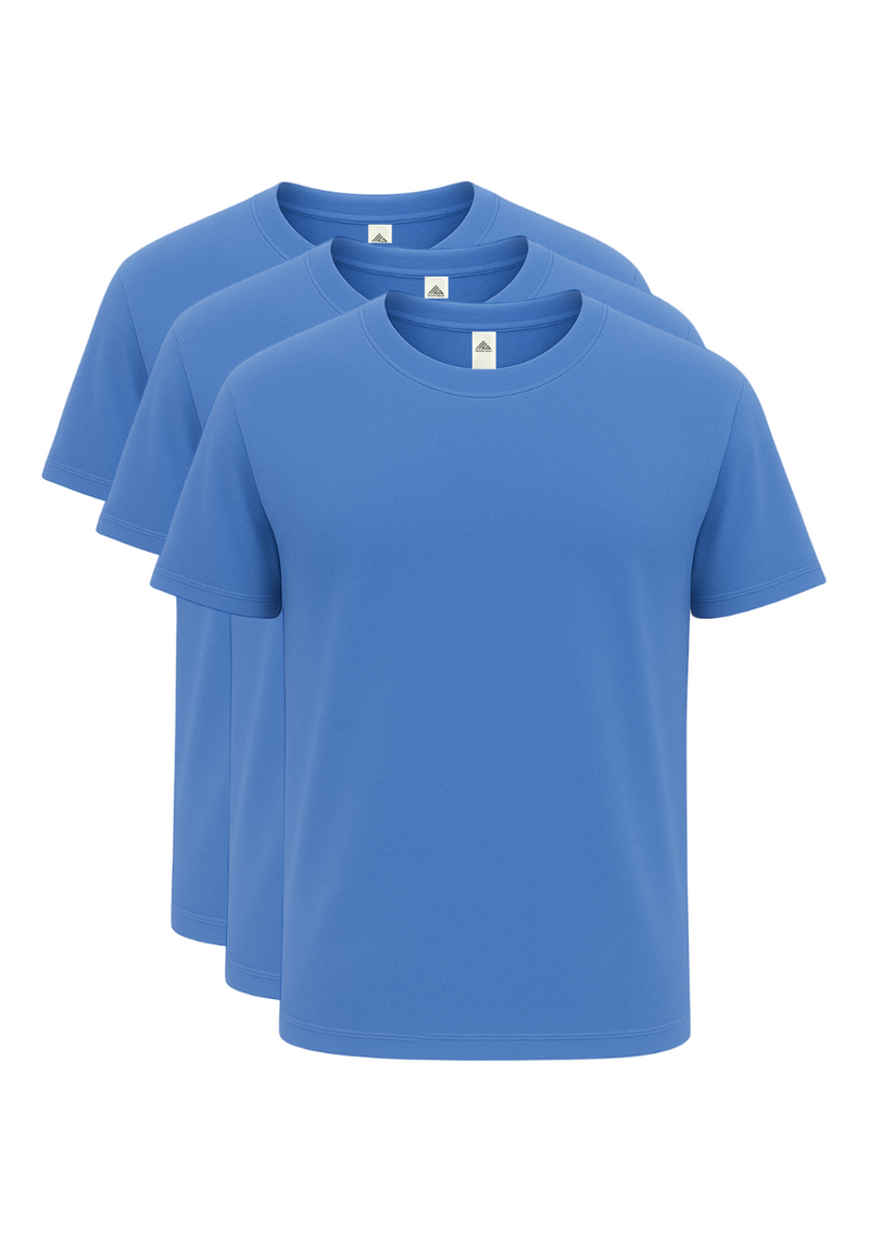 Blankify--3 pack Extra Soft Medium Weight Short Sleeve T-Shirts