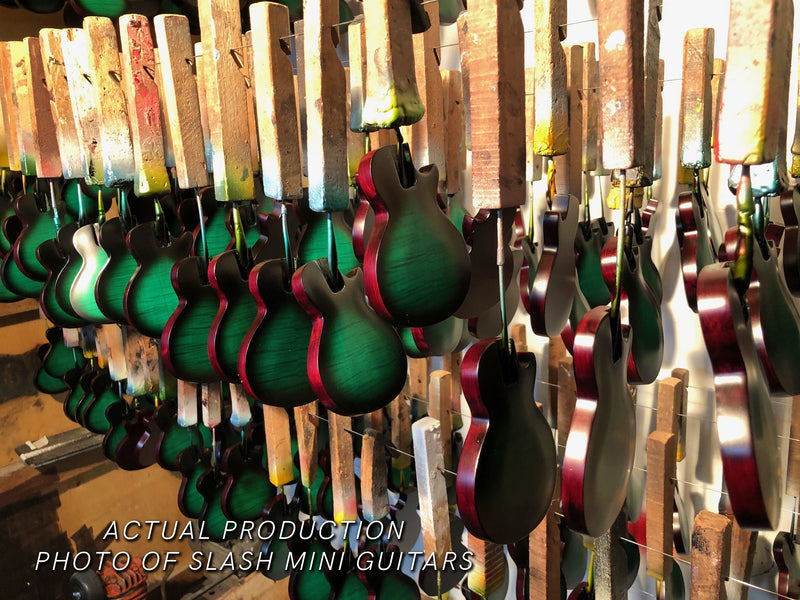 Slash Gibson Les Paul Standard Anaconda Burst 1:4 Scale Mini Guitar Model