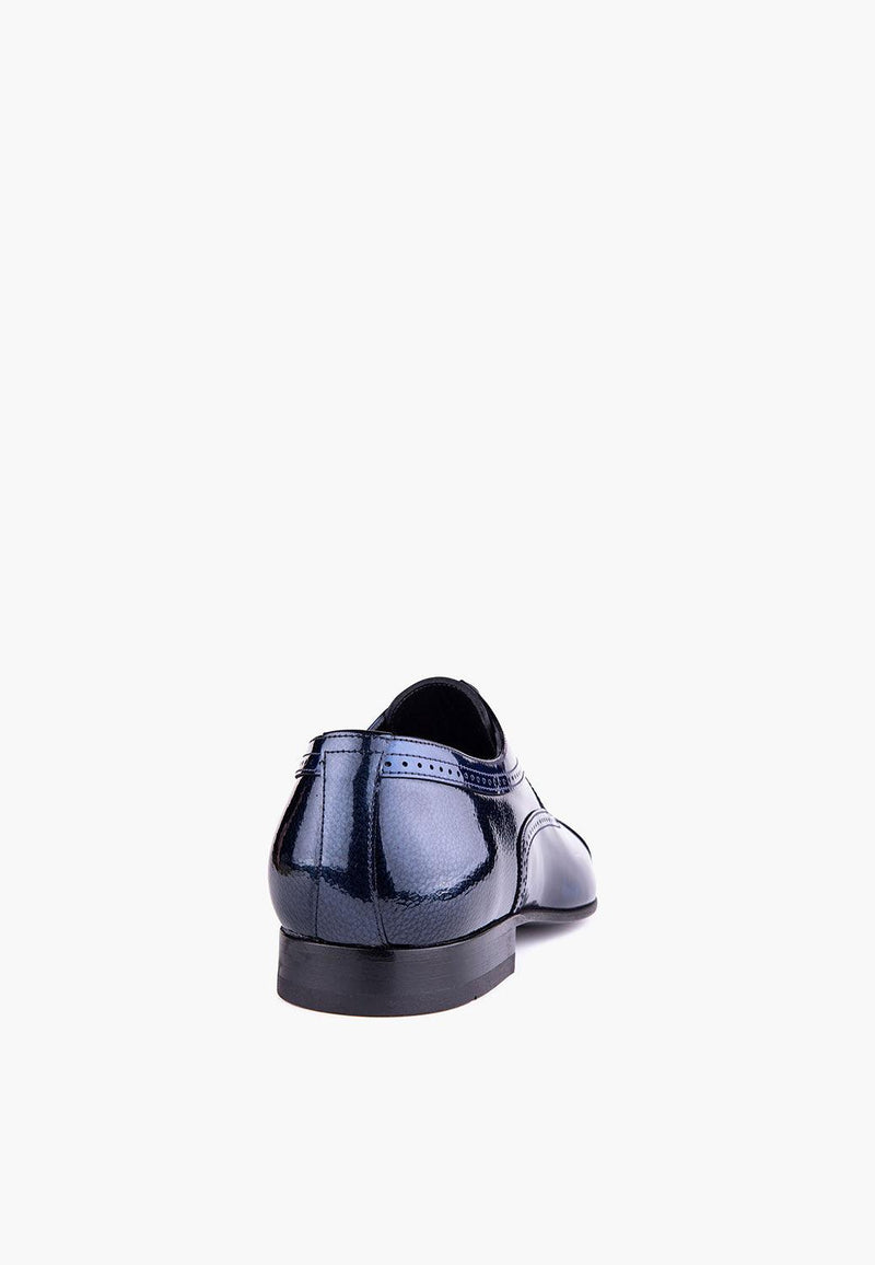 Sleek Lace Up Navy-Grey