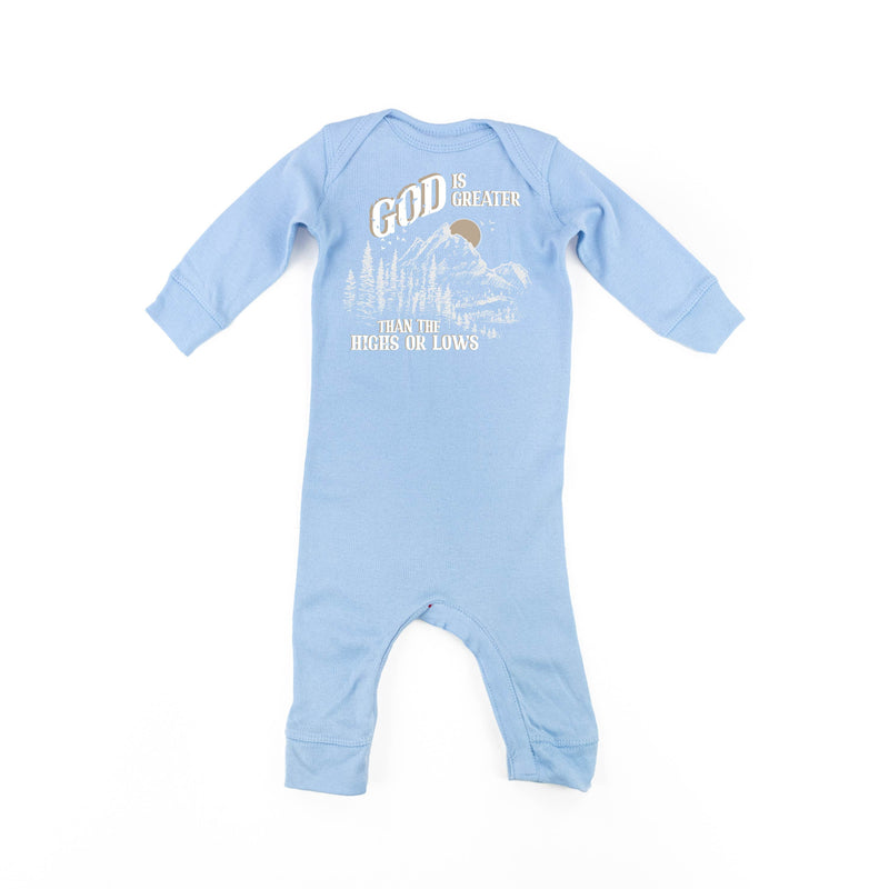 God Is Greater Than The Highs Or Lows - Baby Sleeper