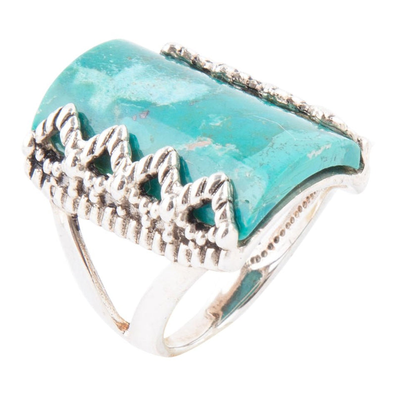 Sluice Genuine turquoise Ring