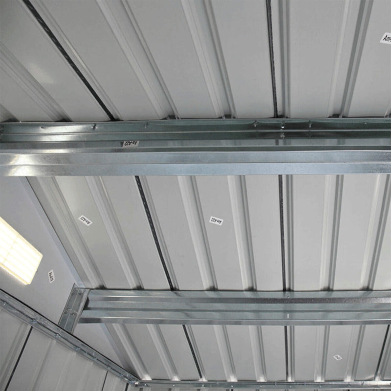 [04X07FT] Alora Small Outdoor Garden Backyard Storage Tool Shed W/ Sliding Door (SAK59938)