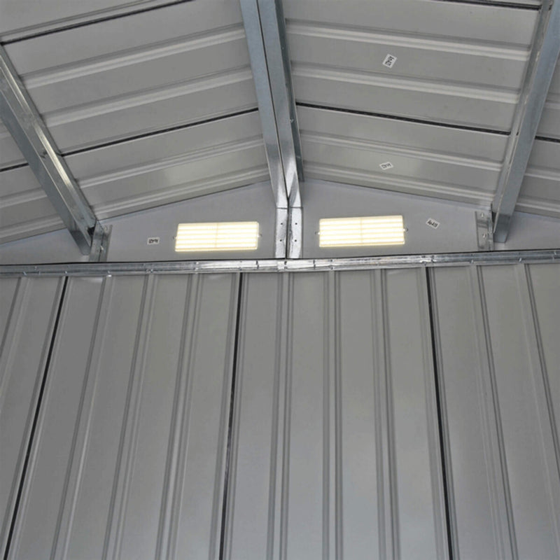 [04X07FT] Alora Small Outdoor Garden Backyard Storage Tool Shed W/ Sliding Door (SAK59938)