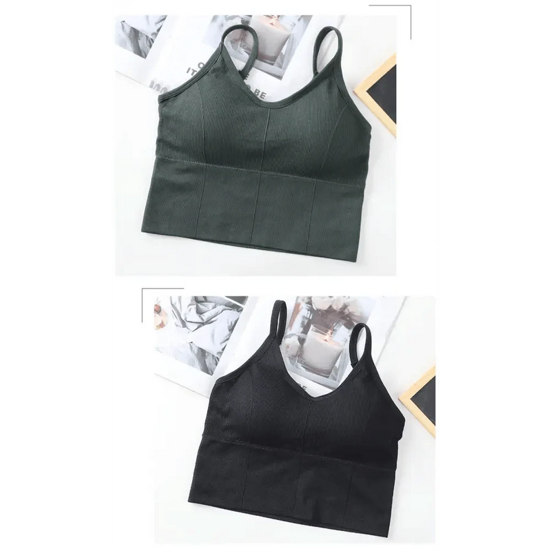 Soft Cotton Sports Bras For Women Push Up Solid Sports Bra Jogging Gym Women Sports Bra Girl Underwear Fitness Running Yoga Sport Tops