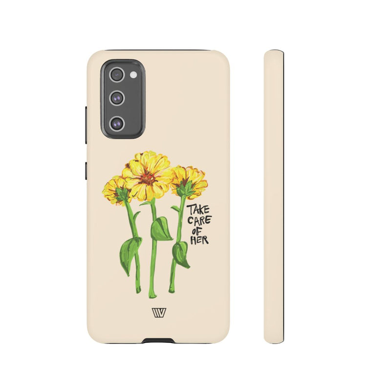 TAKE CARE OF HER | Tough Phone Case