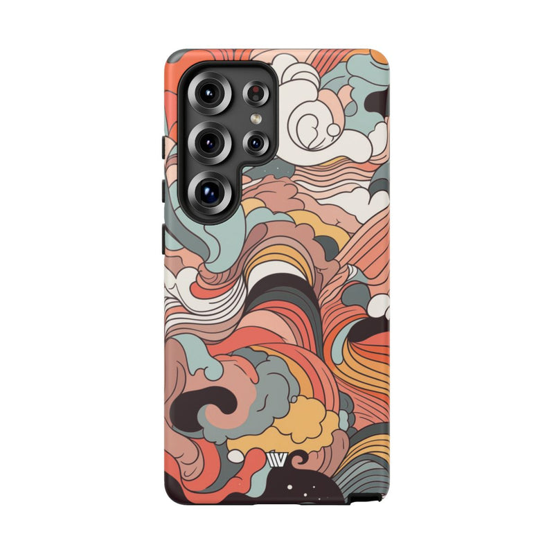 ABSTRACT DOODLE CLOUDS | Tough Phone Case