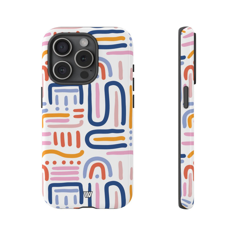 MEMPHIS BOLD LINES | Tough Phone Case