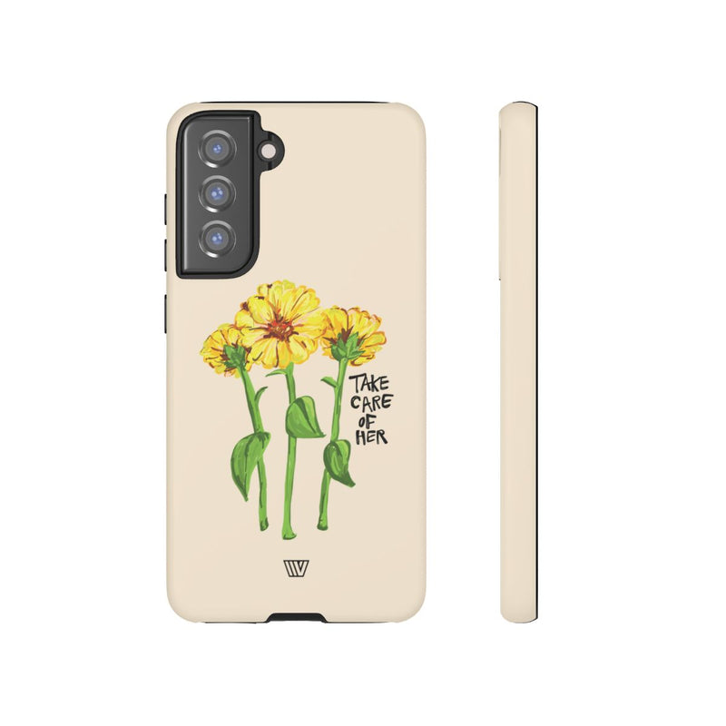 TAKE CARE OF HER | Tough Phone Case