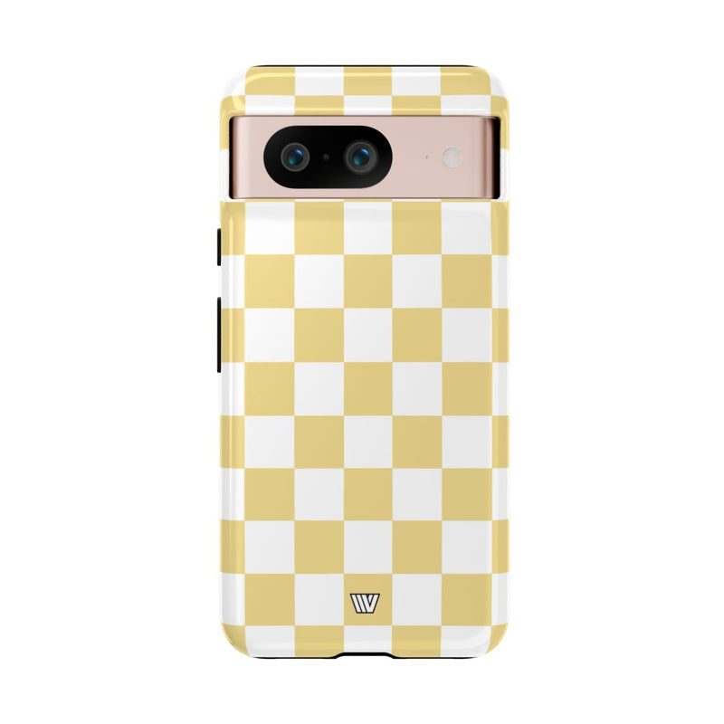 BANANA YELLOW CHECKERBOARD | Tough Phone Case