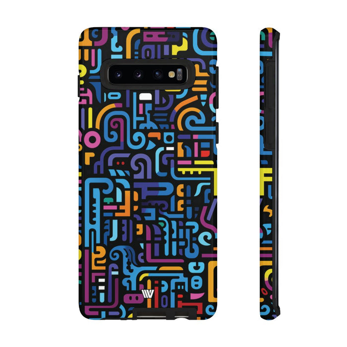 NEON GLYPHS | Tough Phone Case