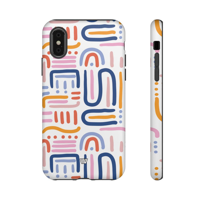MEMPHIS BOLD LINES | Tough Phone Case