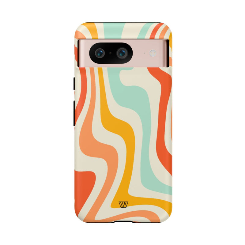 RETRO GROOVY SWIRLS | Tough Phone Case