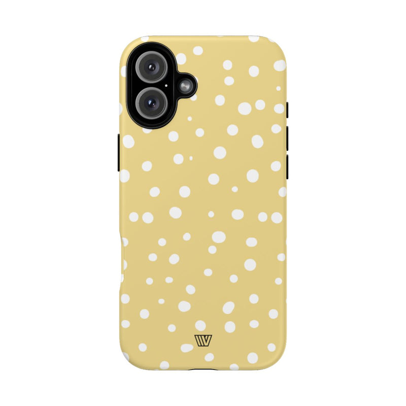 MUTED YELLOW DOTS | Tough Phone Case