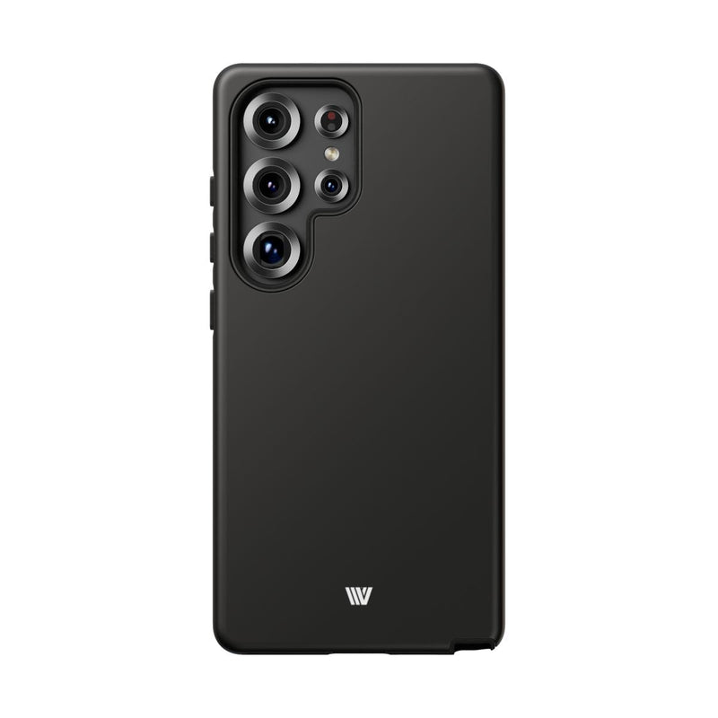 JET BLACK | Tough Phone Case