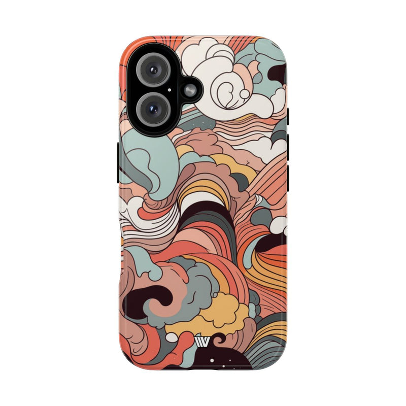 ABSTRACT DOODLE CLOUDS | Tough Phone Case