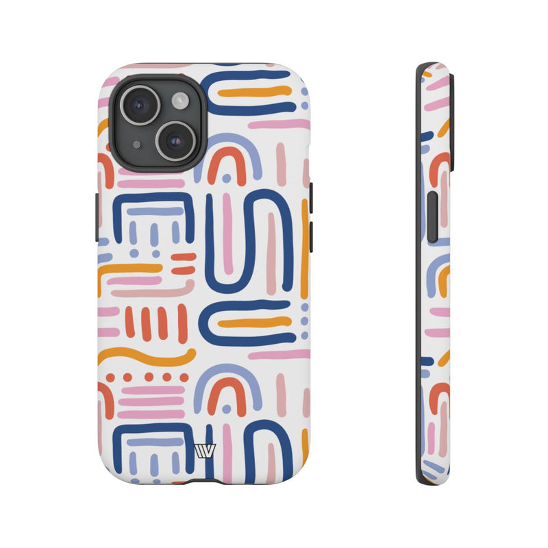 MEMPHIS BOLD LINES | Tough Phone Case