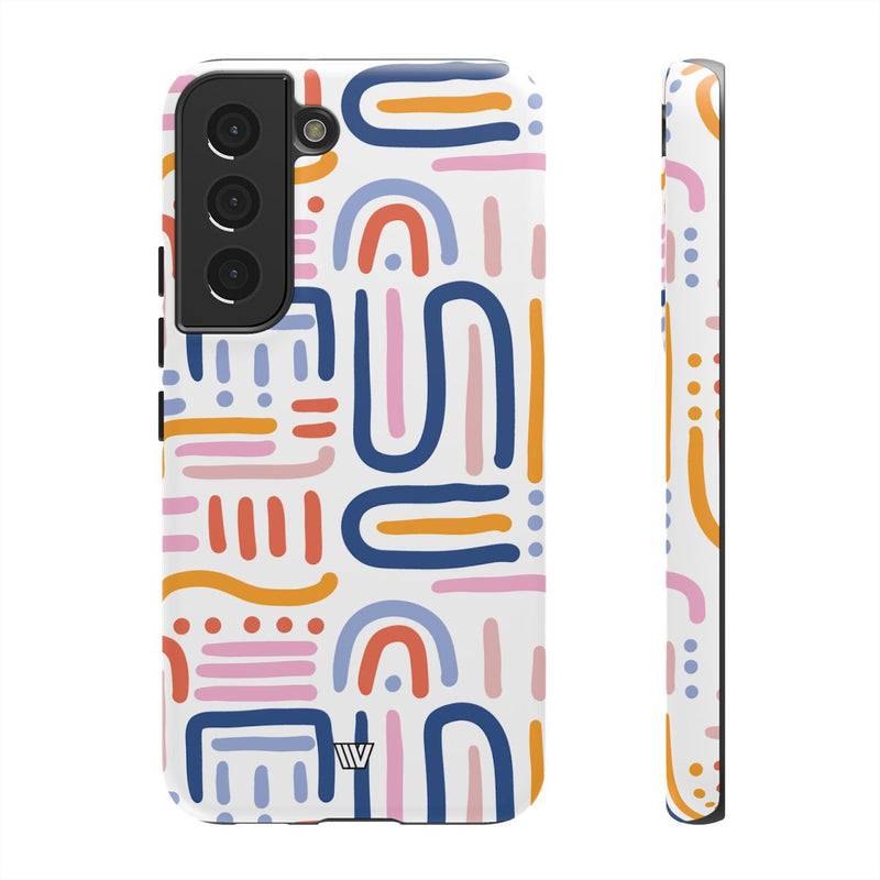 MEMPHIS BOLD LINES | Tough Phone Case
