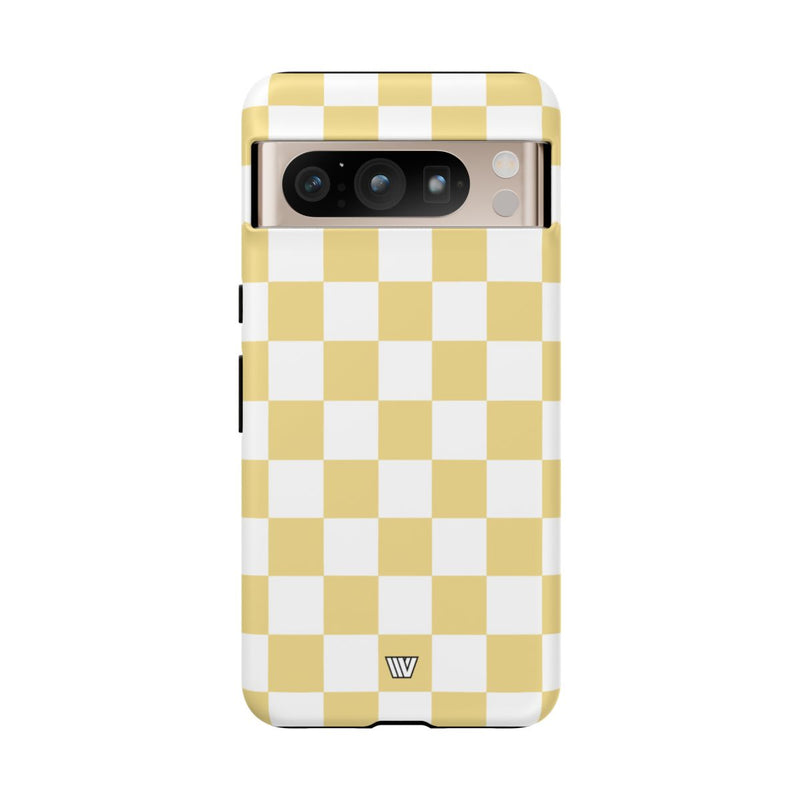 BANANA YELLOW CHECKERBOARD | Tough Phone Case