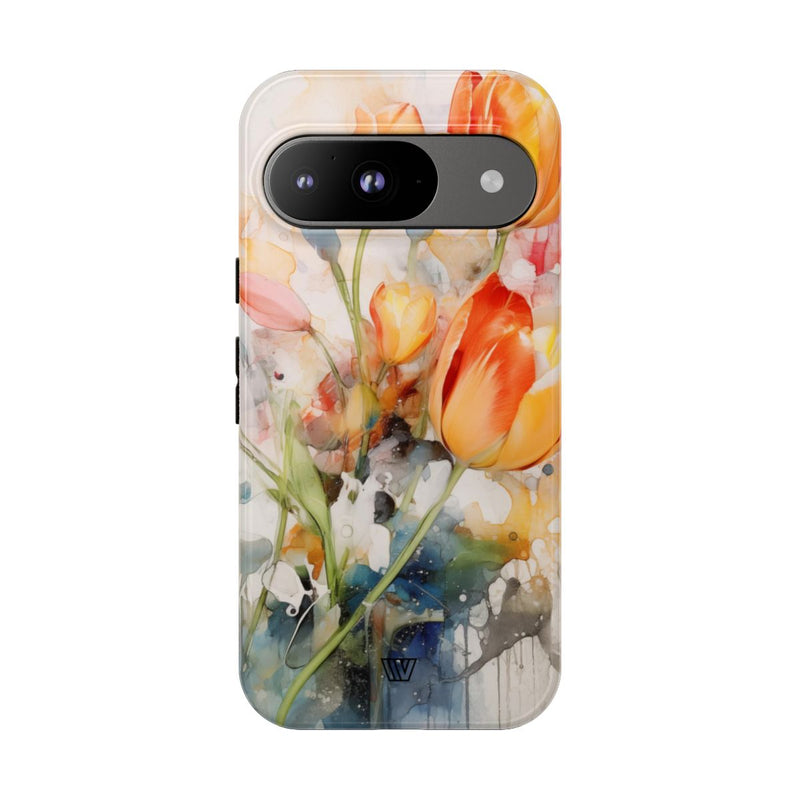 WATERCOLOR TULIPS | Tough Phone Case