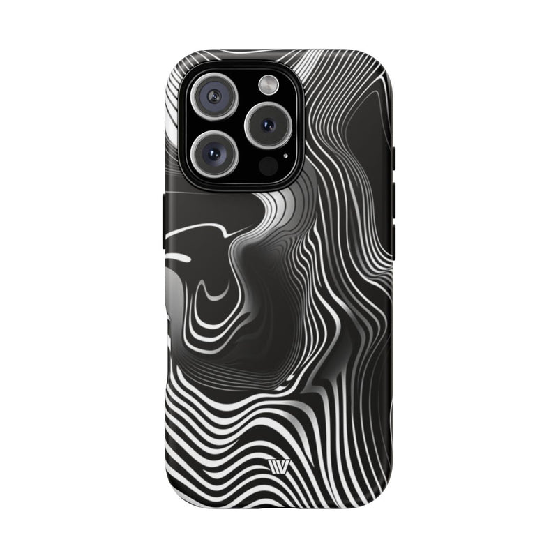 ABSTRACT ZEBRA STRIPES | Tough Phone Case