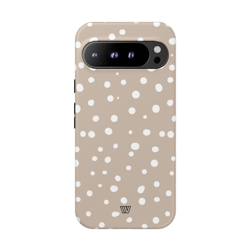 BEIGE DOTS | Tough Phone Case